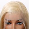 HAIRCUBE HD Transparent 613 Blonde Straight Human Hairs Lace Front Wig Short Bob Blonde Human Hair Wigs 13x4 Lace Frontal Wig for Women