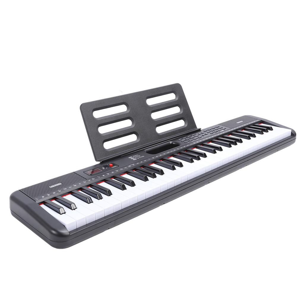 61 клавиша пианино клавиатура электронное цифровое пианино со встроенным динамиком микрофон подставка для нот