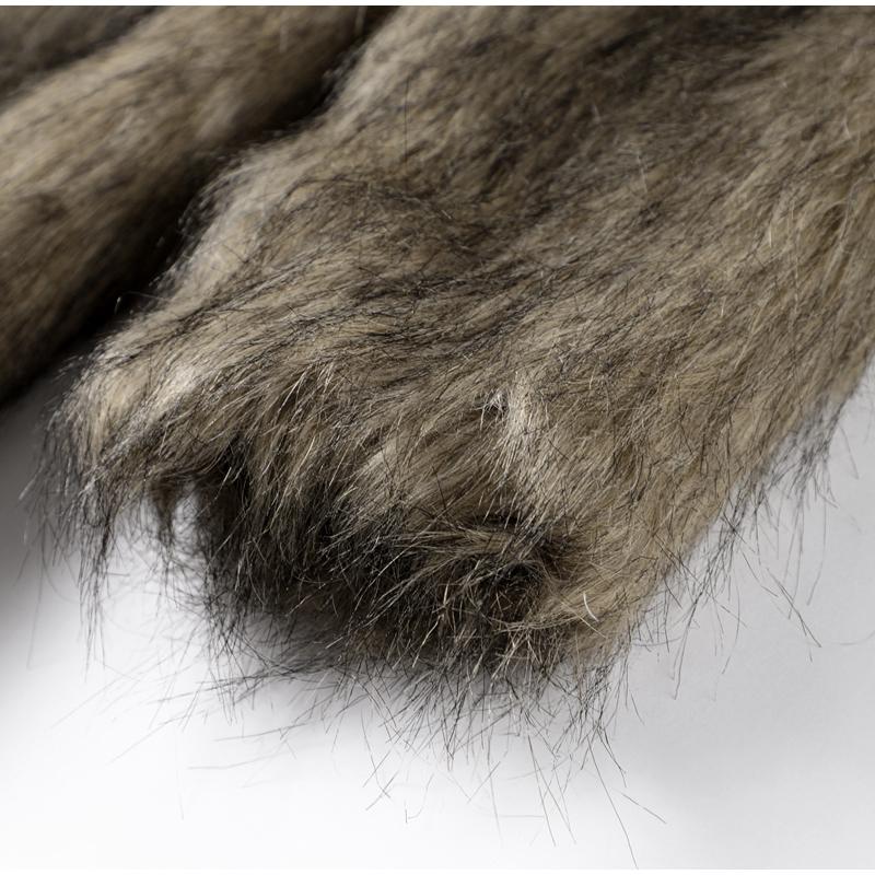 Осенне-зимняя женская куртка из искусственного меха с V-образным вырезом, теплая модная повседневная короткая верхняя часть, пальто большого размера из искусственного меха