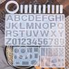 214Pcs DIY Pendants Earrings Bracelets Silicone Molds Screw Eye Pins Set Alphabet Numbers Resin Molds