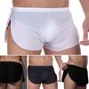 Men's Underwear Sexy Pants Round Three-point Pants Home Silky Men's Shorts