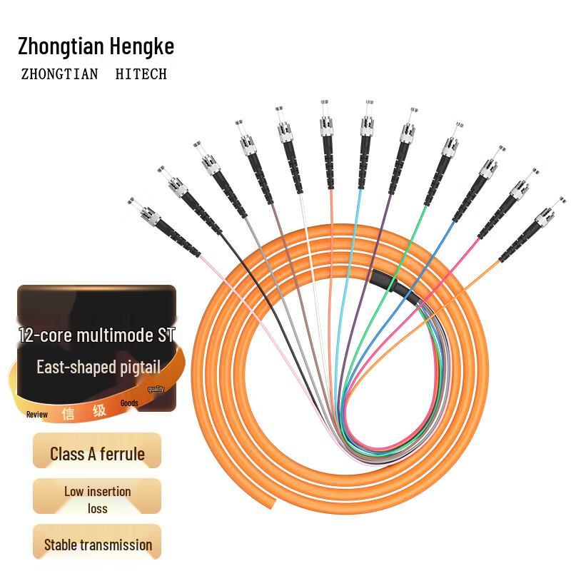 Zhongtianhengke 12-Core Fiber Optic Bundled Pigtail