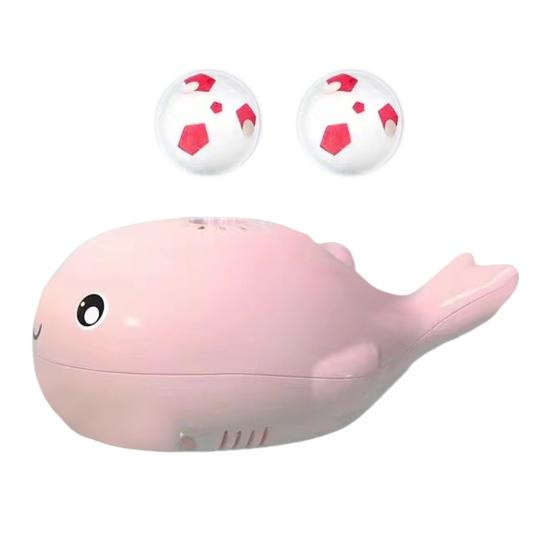 Электрический надувной мяч-кит с 2/4/6 шариками, перезаряжаемый через USB, развивающий подвесной мяч в виде морского животного, интерактивная игрушка для малышей, мальчиков и девочек, подарок