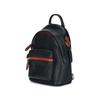 Coach Charter 18 Color Block Zip Leather Backpack Unisex Backpacks Brown Black C5286-B4M2