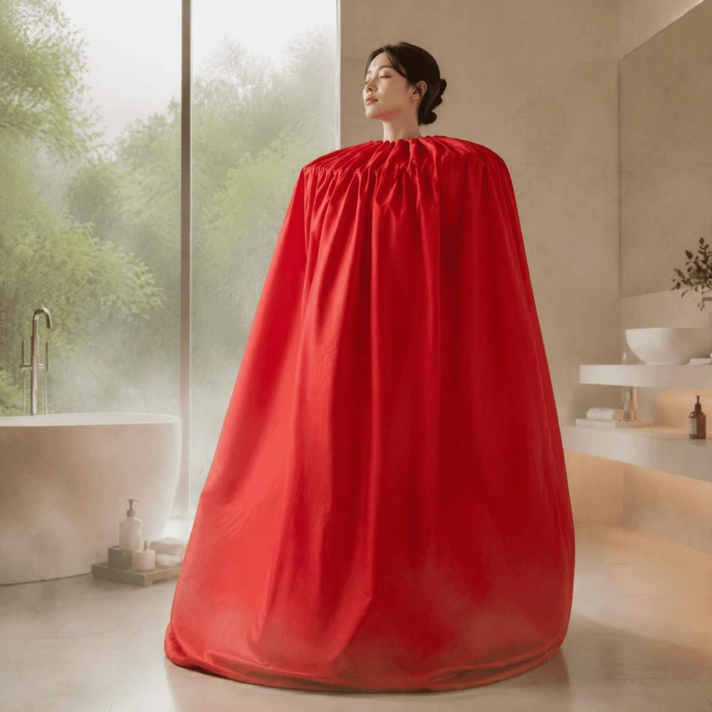 Stand Frame Sauna Suit Whole Body Fumigation Garment Fumigation Skirt Steam Bath Tent Home Use