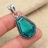 Indicolite Tourmaline Gemstone Solid 925 Sterling Silver Dazzling Pendant Jewelry