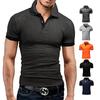 2025 New Polo Shirt Men Summer Stritching Men's Shorts Sleeve Polo Business Clothes Luxury Men Tee Shirt