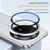 Стеклянный объектив невидимый держатель чехол для Huawei Mate 70 Pro+ Четыре угла анти-падение простой кожаный чехол бампер для Huawei Pura 70Pro