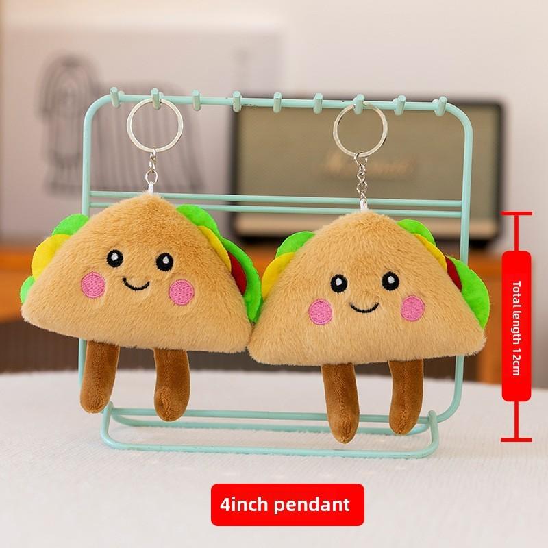 Миниатюрная еда плюшевый брелок кукла мягкая набивная игрушка для детей шарм для рюкзака домашний декор 4 дюйма