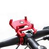 Bicycle Phone Holder 360 Degree Rotating Length Adjustable Aluminum Bike Handlebar Mount Cycle Clip On Phone Clamp