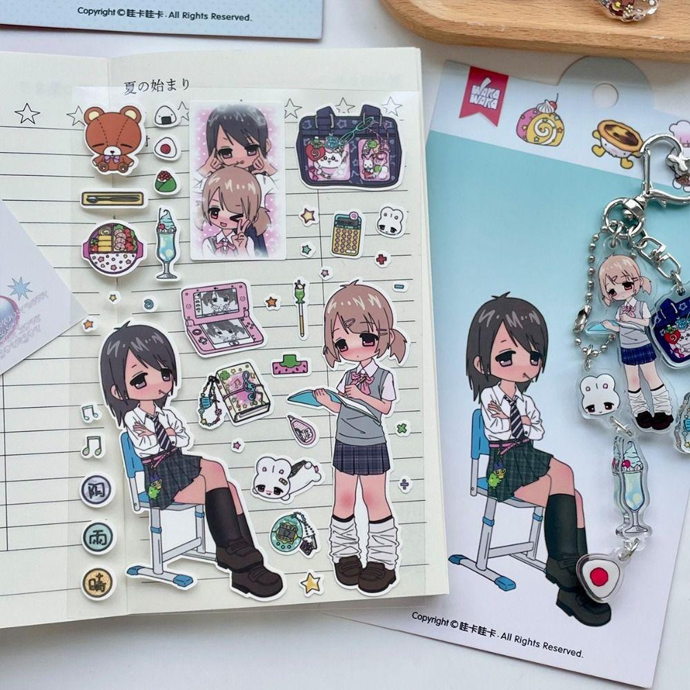 DIY Stickers Scrapbooking Stickers Kawaii Phone Craft Stickers Millennium Anime Story Stickers