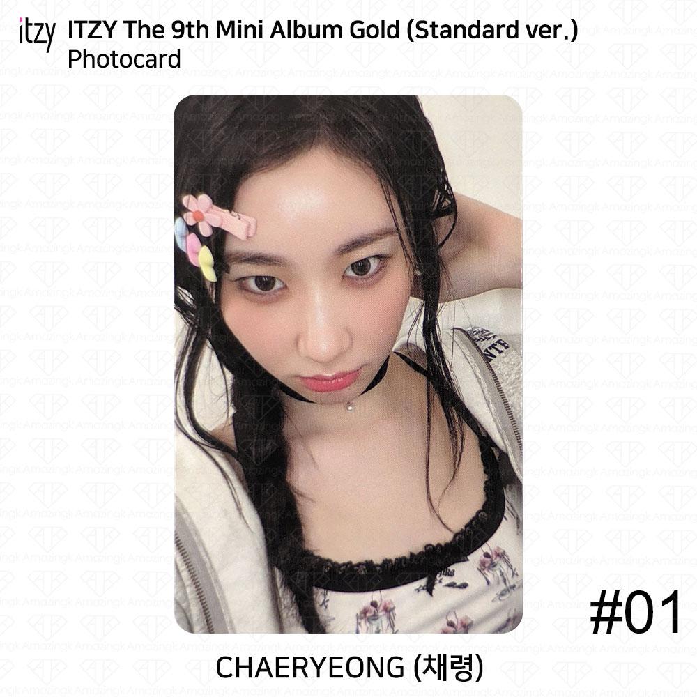 ITZY 9-й мини-альбом gold standard ver официальная фотокарточка открытка постер kpop