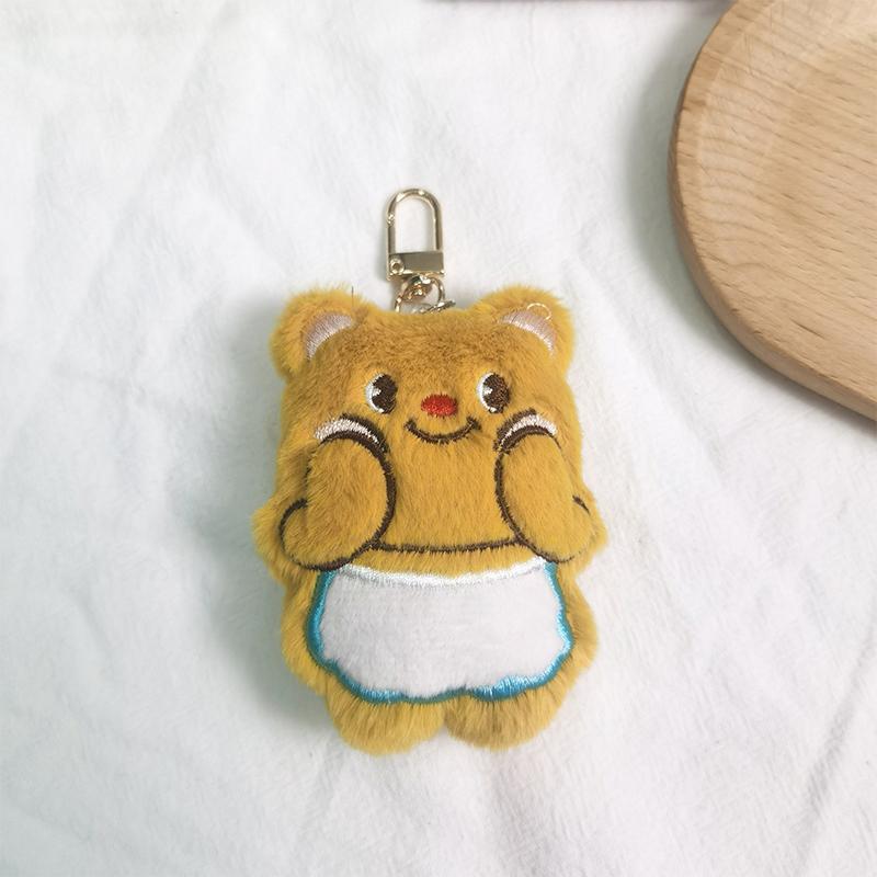 Милая плюшевая кукла-медведь, игрушки, брелок, рюкзак, подвески, украшения, аксессуары, подарки