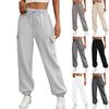 Womens Wide Leg Sweatpants Casual High Waist Baggy Sweatpants Boyfriend Jogger Pants With Pockets Trousers