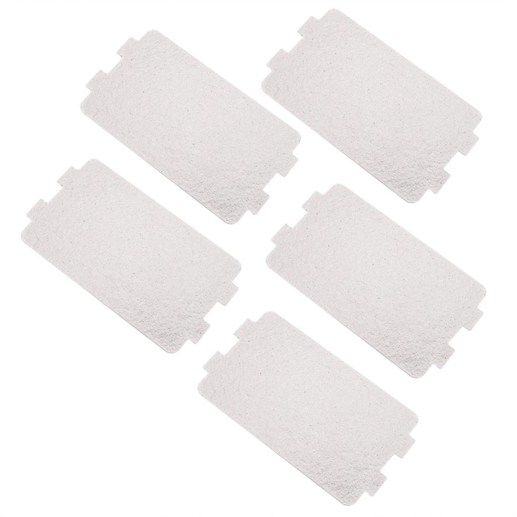 5PCS Microwave Oven Mica Plate Sheet Replacement Accessories 116x64mm for Home Kitchen
