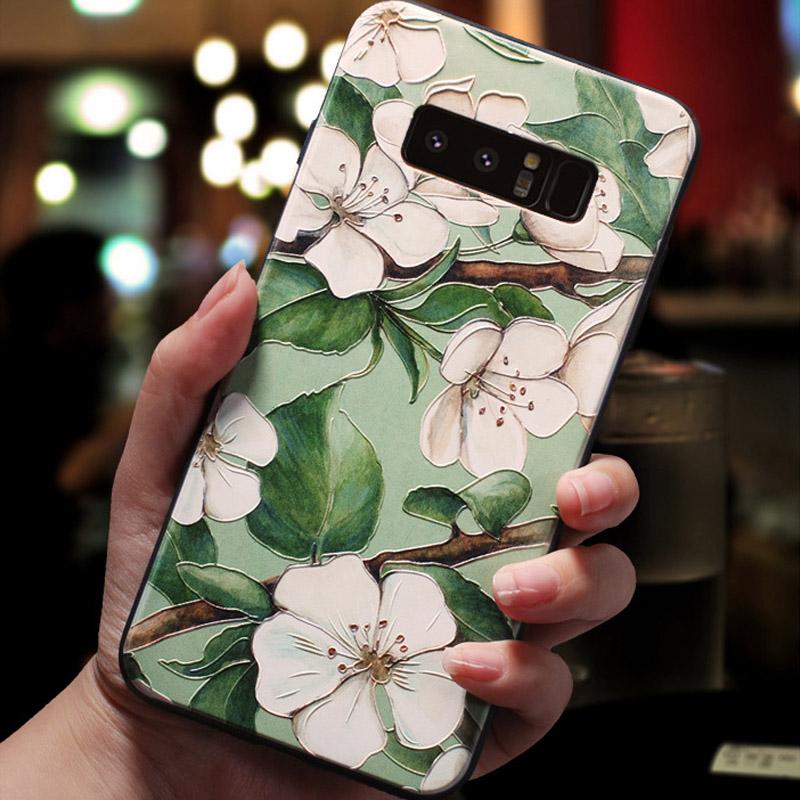 For Google Pixel 7A 7 5G Case Pixel7 Pro 3D Flower Relief Silicone Emboss Covers for Google Pixel 7 Pro 5G Soft 6A 8 Pro Pixel7A