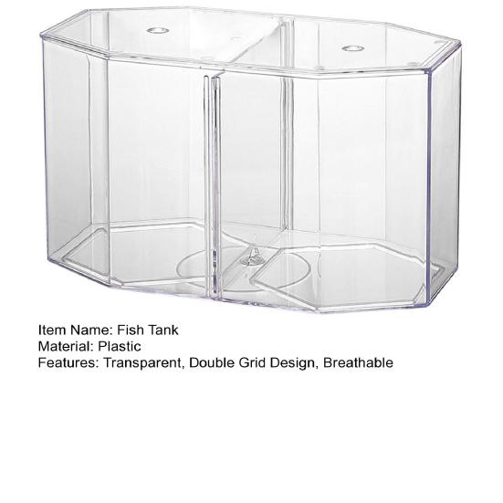 Аквариум Двойная сетка Дизайн Аквариум Инкубатор Дышащий Изоляция для разведения рыб