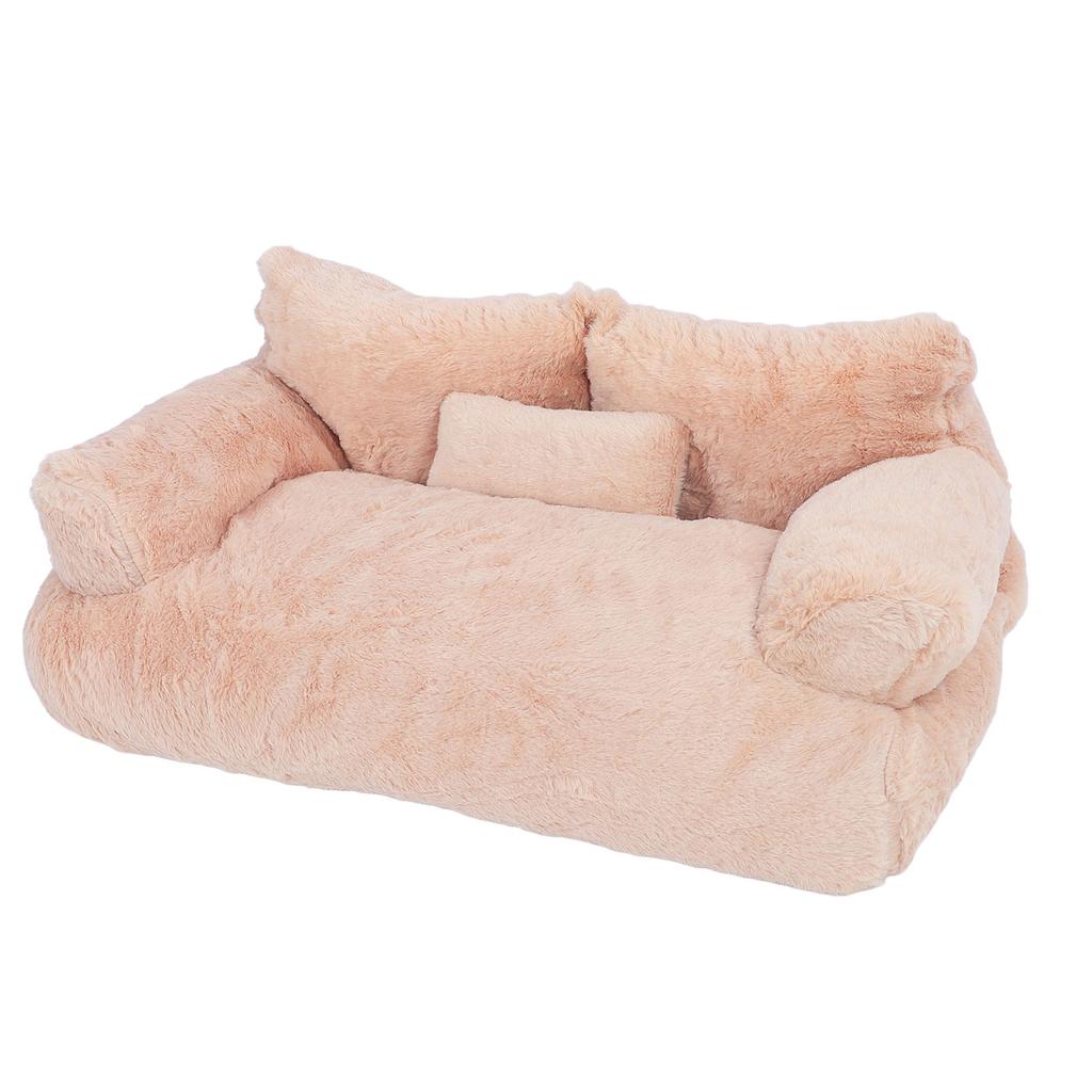Диван-кровать для домашних животных, теплый, мягкий, удобный, съемный, моющийся, с нескользящим дном, диван-кровать для кошек и собак