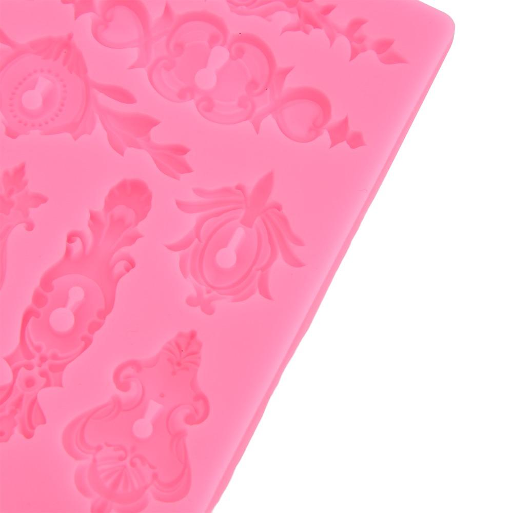 Relief 3D 3D Muffin Molds Pink Decorative Mold Reusable Ornament Mold Cake Decoration