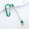 Blank Beadable Keychain Bars DIY Bead Keychain Bar Charms Practical Metal Key Fob Blank for DIY Key Chain Crafts Making