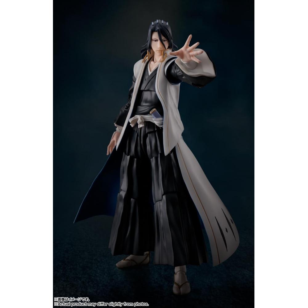 TAMASHII NATIONS SHFiguarts BLEACH Тысячелетняя кровавая война Курица Бьякуя Кучики Приблизительно. 155 мм подвижная фигурка из окрашенного АБС и ПВХ пластика