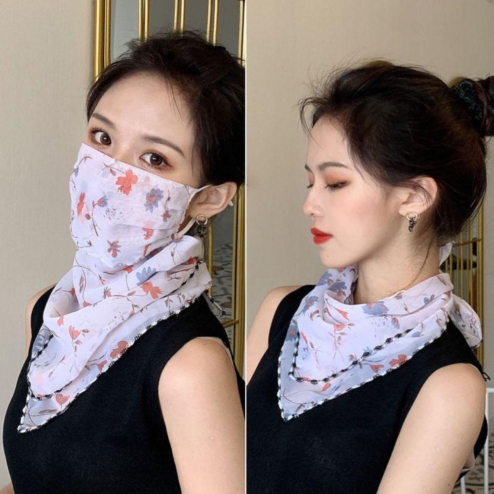 Breathable Full Face Mask Windproof Dustproof Neck Gaiter Summer Balaclava  Hiking Cycling