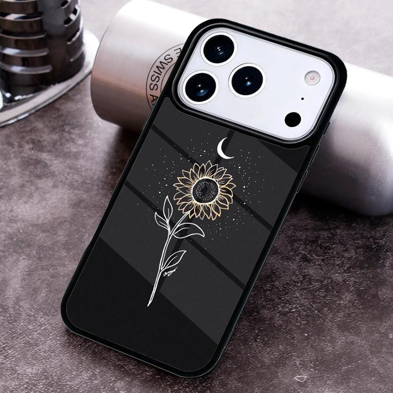 Minimal Aesthetics Flowers Phone Case for iPhone 17 16 15 Pro Max Air 14 13 12 11 Plus Shockproof Capa Cover