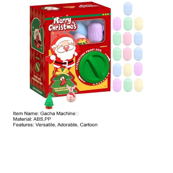 Мини капсульный автомат Автоматический гача-автомат Рождественский сборщик яиц Креативный веселый когтевой автомат для детей