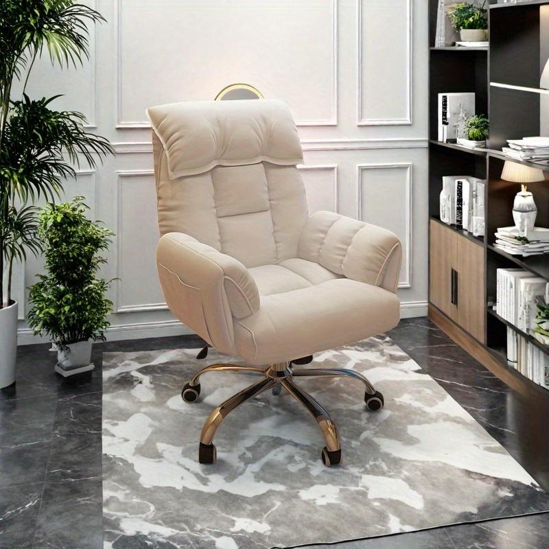 Computer Chair, Sofa Chair, Lazy Home, Sedentary Study Chair, Ergonomic Chair, Backrest, Reclining Desk Chair