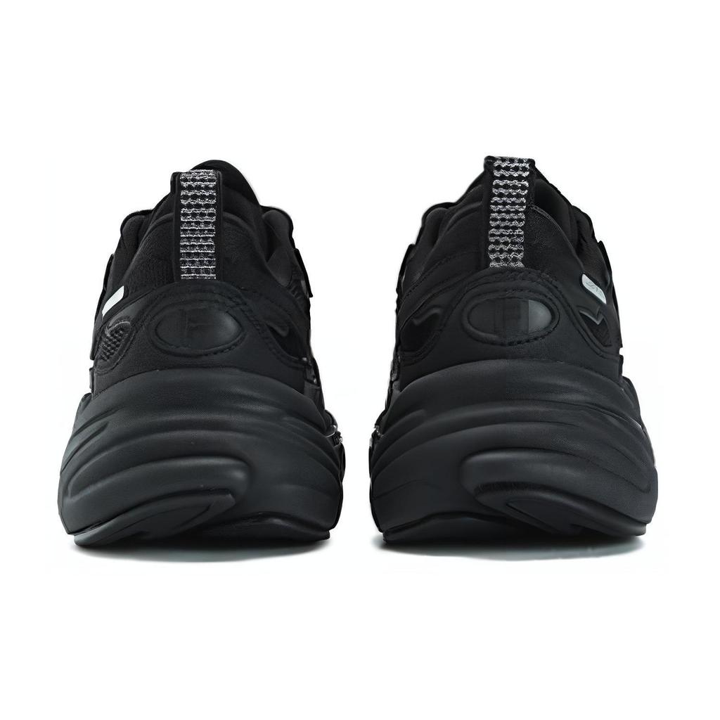Fila Mars 1S+ Ткань Синтетическая кожа Удобные Универсальные Низкие Кроссовки для пап Женские кроссовки Черные F12W332117DBK