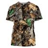 Hunting Camouflage T-Shirt Summer T Shirt Man 3D Printing Streetwear Clothing Short Sleeve Clothes Luxury T-Shirt Men Clothing