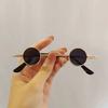 Funny Round Small Glasses Men'S Trendy Small Lenses Sunglasses Douyin Funny Personalized Retro Small Round Frame Sunglasses