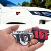 1X 3D Металлический Стайлинг Автомобиля V10 Triton Объем Двигателя Логотип Крыло Багажник Задняя Наклейка Эмблема Значок Стикер