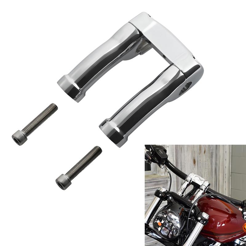 4" Handlebar Riser 1" Top Clamp Fit For Harley Softail Standard Street Bob Breakout 18-23