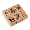 New Stamping For Letters Diary Wooden Rubber Stamps Animal Stamps DIY Craft Scrapbooking