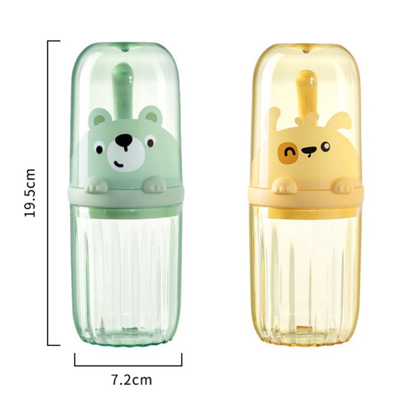 Travel Mouthwash Cup, Brushing Cup, Toothbrush, Toothbrush Cup, CHILDREN'S Set, Portable Home Washing And Toothpaste Storage