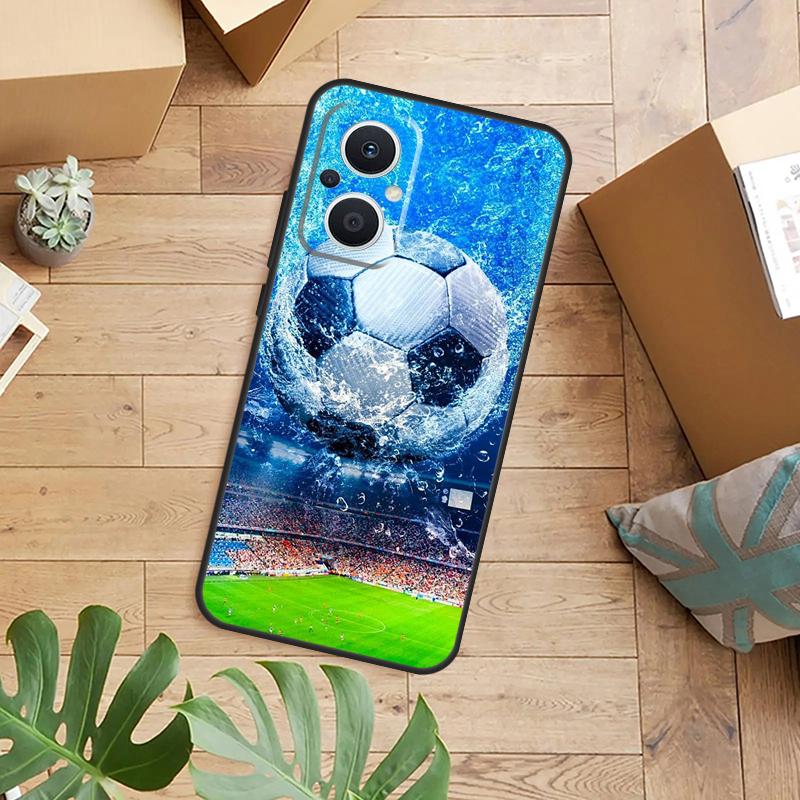 Football Soccer Phone Case For OPPO Reno 14 13 12 11 F 10 Pro 8T 7 8 Lite OPPO Find X8 X6 X5 X9 Pro Cover