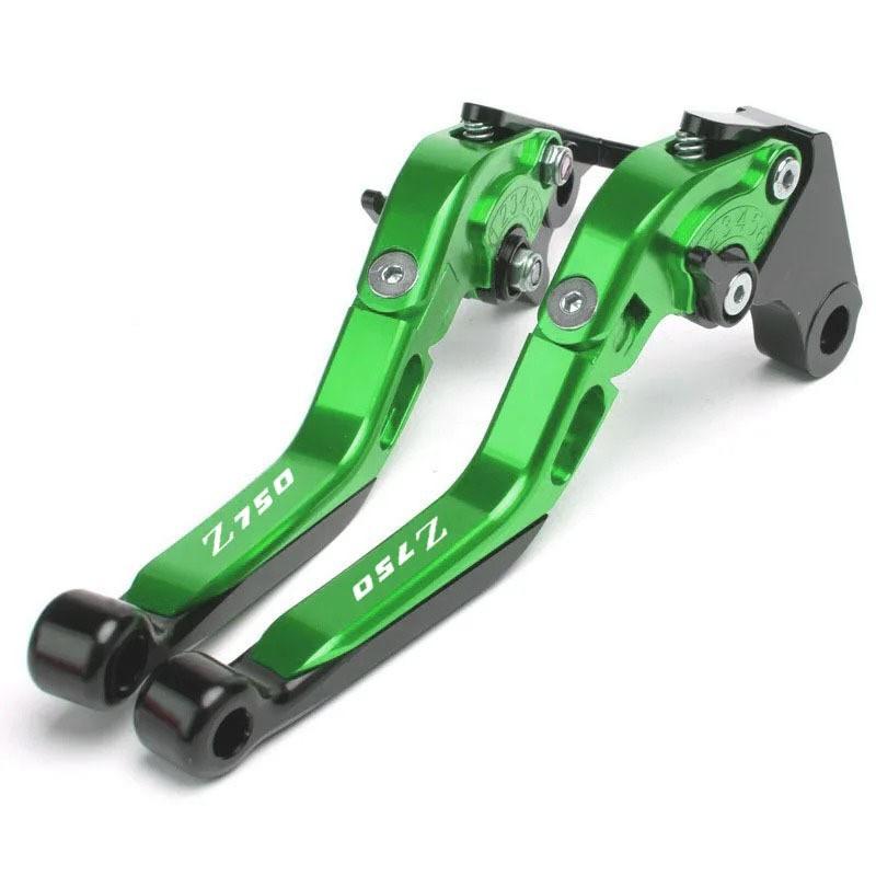 Adjustable Brake Clutch Lever Kawasaki Z750 Motorcycle Aluminum Handlebar Set