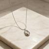 Hollow water drop pendant necklace for women, gentle atmosphere sweater chain, minimalist personality niche everyday accessory