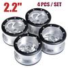 2'' Alloy Beadlock Wheel Rims For 1/10 Rc Axial Wraith Trx-4 Redcat Crawler