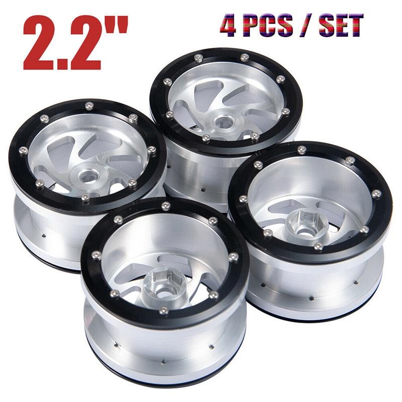 2'' Alloy Beadlock Wheel Rims For 1/10 Rc Axial Wraith Trx-4 Redcat Crawler