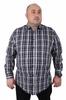 Men's Plus Size Plus Size Shirt Plus Size Men's Shirt Estacional Black