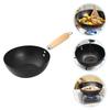 Mini Non Stick Flat Bottom Wok Pan Home Wok for Gas Stove Ergonomic Handle Wide Range of Use Outstanding Workmanship