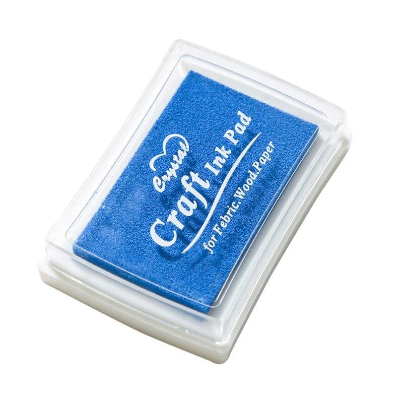 Non-Toxic Gradient Color Ink Pad Inkpad Rubber Stamp Oil Based Finger Print Nice Gift for Children Stamp DIY Art Craft