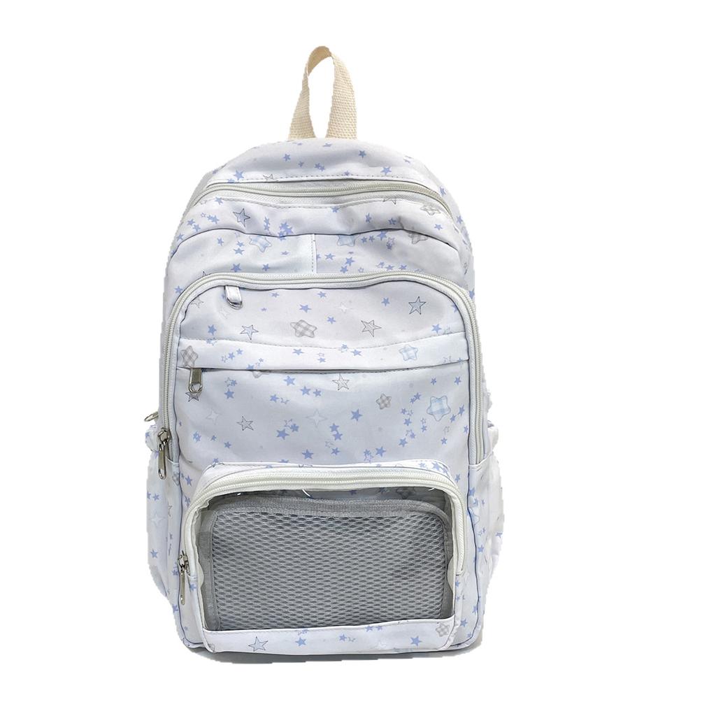 High School College Student Schoolbag Japanese Pain Bag Transparent Millet Bag Student Class Mailman Bag Versatile Leisure Bag