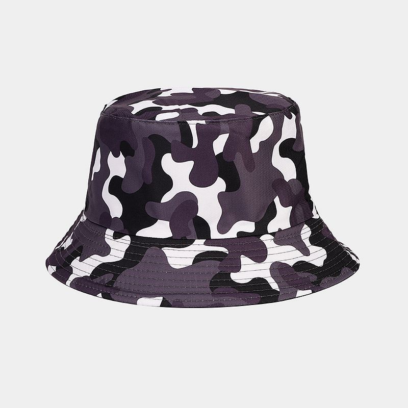 Fashion Men Camouflage Printing Bucket Hat Women Street Trend Bucket Hat Outdoor Travel Sun Hat