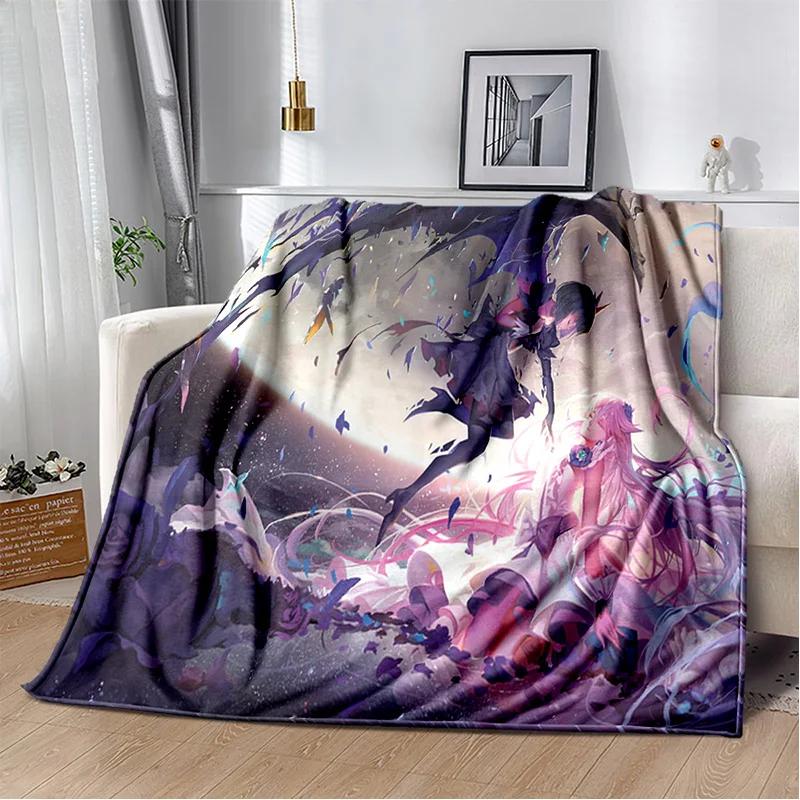 Одеяло с рисунком Puella Magi Madoka Magica, мягкое одеяло для дома, спальни, кровати, дивана, пикника, путешествия, офиса, детское одеяло