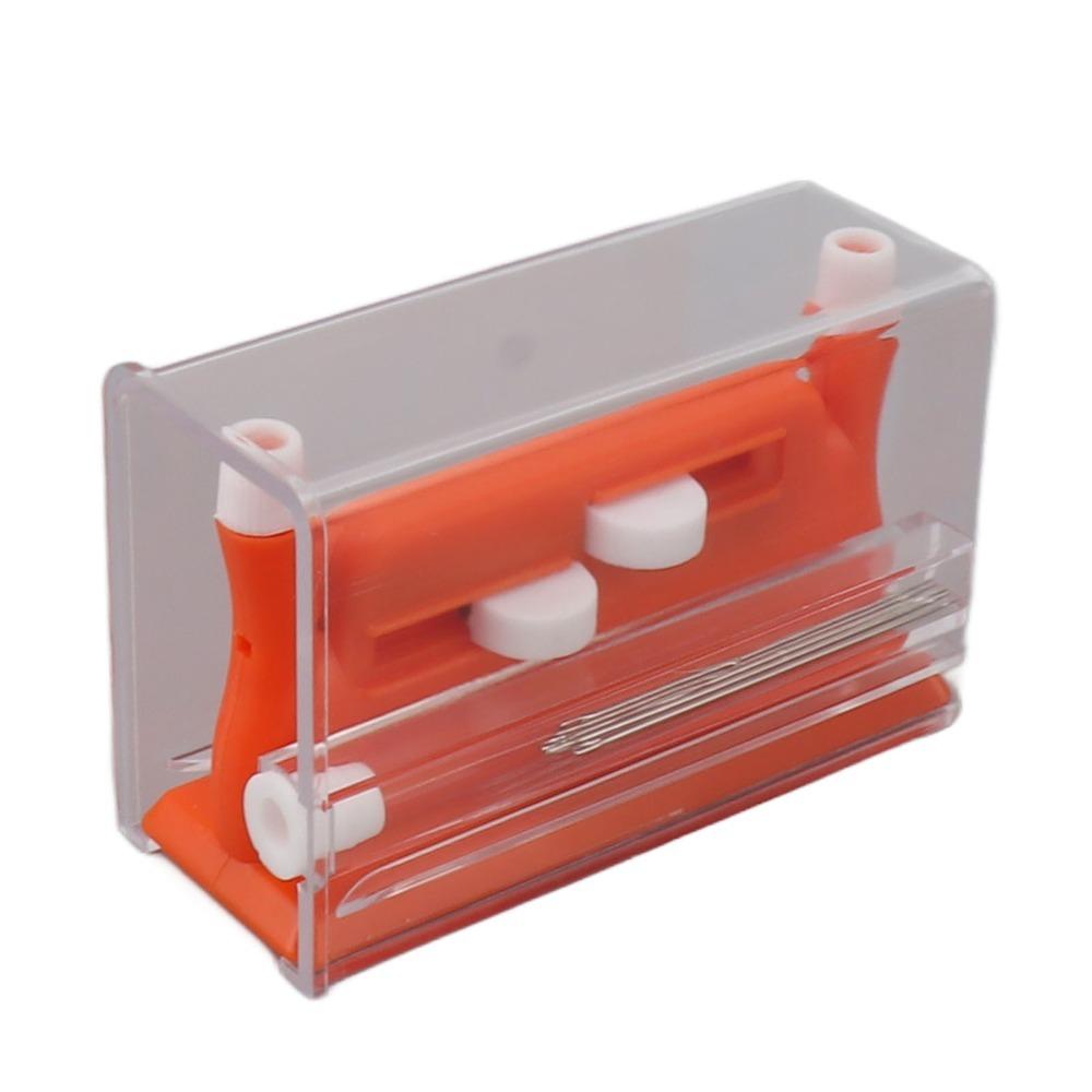 Orange/Green Sewing Tool Double Head Threading Tool Easy Use Needle Threader Sewing Work