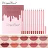 Lip Liner Waterproof Mist Matte Line Lipstick Pencil Set Foam Pencil Non-fading Lip Liner Set