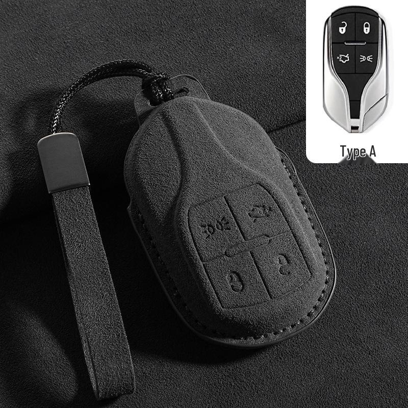 3D Брелок-сумка из замши Алькантара для Maserati Ghibli/LevanteGT